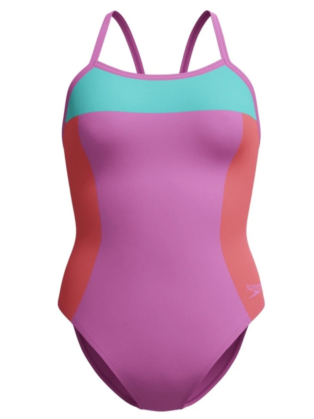 Speedo Women's Colorblock Propel Back
One piece Swimsuit - Artic Glass 26/6